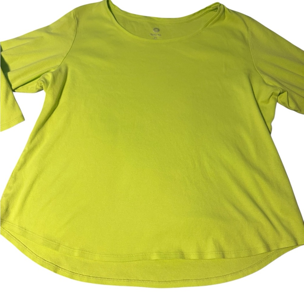 Westbound Green Long Sleeve Top 1X
